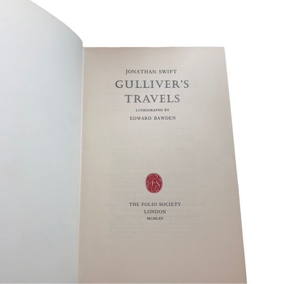 Folio Society - Gulliver’s Travels Hardcover Book by Johnathan Swift - Picture 4 of 6